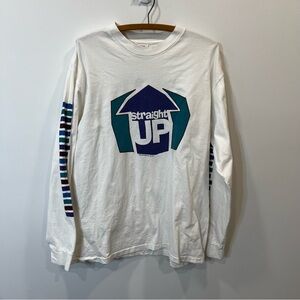 Vintage Chip and Pepper L/S Graphic Shirt LARGE “Straight Up” 1993 RARE